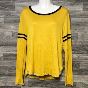 Atticute Yellow Mustard Long Sleeve Top